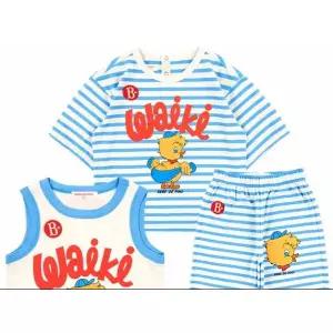 [롯데백화점]베베드피노 와이키 스트라이프 라운지웨어 세트-BP51OS301