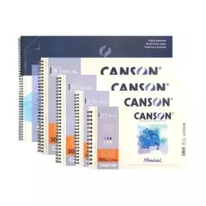 캔손 몽발 수채패드 300G 스프링 24x32cm [BQJ21816]