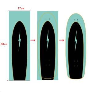 랜드 서핑보드 사포 스케이트보드, 더블 워프 프로스트 댄스 타이드
