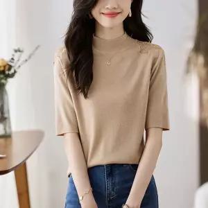 스파이더맨 여친 망사 울 니트 여름 좋은 반팔 코디하기 하이넥 OPH2