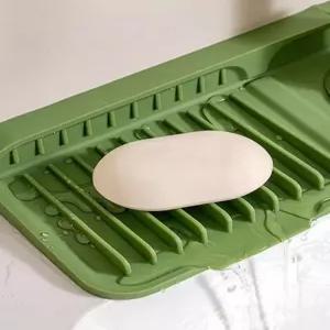 싱크대수전물막이 실리콘매트 수전패드 곰팡이방지 곰팡이