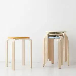 [아트박스]/마켓비 마켓비 원형 스툴 간이의자 (아이보리퍼피)