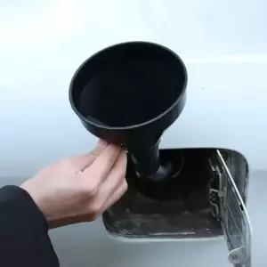 비상주유 엔진오일 냉각수 석유보충용 자바라깔대기 비상주유 엔진오일