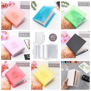 클리어 다이 및 스탬프 보관 가방, 스티커 사진 앨범, 커팅 책 정리함 폴더, A6 40 페이지