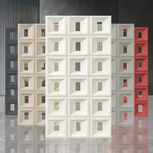 인테리어 벽돌 큐블럭 디자인 가벽 건축자재 파벽 모던 담장 조적재 큐브 블록