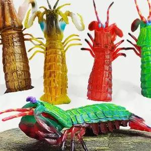 2cm 길이 공작사마귀 청년K쇼핑 모형 피규어 동물 공작 갑각류 갯가재