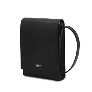 TD케빈 블랙 단색 가죽 미니크로스백 HJWA6E890BK