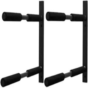 서핑보드 보관 랙 홀더 2개의 솝 패들보드 금속 벽걸이 2단계 디스플레이 홈 및 차고 마운트