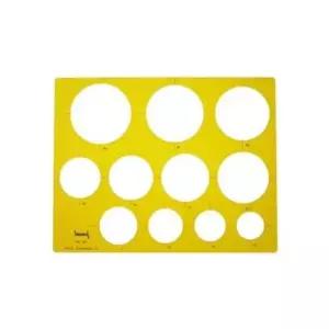 [문구] 13100 산키스/NO106템플릿/원형정규대