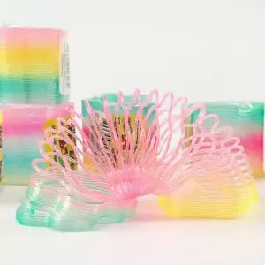 장난감 무지개 스프링 놀이용