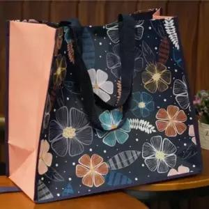 [문구/오피스] 쇼핑백 시장가방 빨래 타포린 빅 가방 장바구니 플라워 접이식 이불 대형