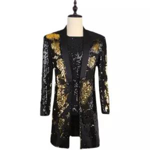 남성 트로트  무대복 사회자 공연복 반짝이 벨벳 자켓 연미복 정장 의상