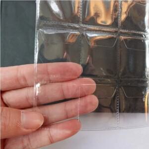 240 포켓 동전 수집 홀더 PVC 페니 앨범 선물 수집가를위한 10 페이지 도서