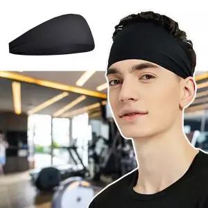 스포츠마스크 헬스 데일리 기본 런닝 각종 스포츠 헤어밴드 블랙