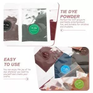 의류염색약 옷감 섬유 부분염색 32개 묶음 타이다이 파우더 리필 생생한 원단 셔츠 제작 파티용 10세