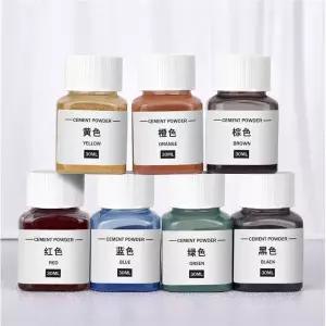 의류염색약 옷감 섬유 부분염색 30ml 석고 시멘트 착색 재배자 안료 분말 농축 콘크리트 금형 수제