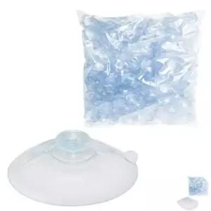 [생활] 문걸이 압축큐방 도어행거 흡착판 45 250개입 모자걸이 벽걸이후크 큐방 책상 소품걸이