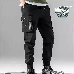 트렌디 팬츠 남성용 조거 스타일 카고 바지 스키니 컷팅진