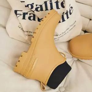 [RIZPICK]털안감장화 겨울부츠 남자레인부츠 앵클부츠