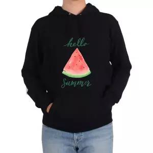 [RIZPICK]후드티 HELLO SUMMER 여름휴가 수박 더위에그림 다양한 색상 사이즈
