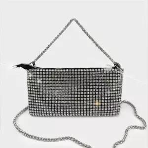 스터드 클러치 겸 토트 크로스백