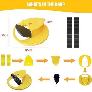 지능형 쥐덫 쥐를 잡기 위한 자동 재설정 플립 커버 트랩 유물 실내 및 실외