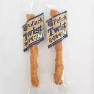 (강아지껌) 황태츄꽈배기M 1P dNO7+7AEx