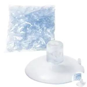 [생활] 500개입 35 벽걸이후크 큐방 도어행거 모자걸이 문걸이 압축큐방 책상 흡착판 소품걸이