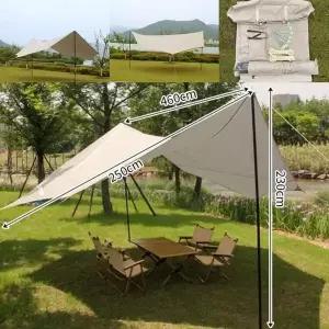 윈드플라이 캠핑 헥사타프 5M 자외선차단 텐트그늘막