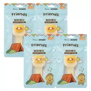 24년형 카카오프렌즈 춘식이 썸머밴드(성인겸용) x4 시트로넬라 시계형