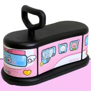 4세여아 선물용 층간소음방지 5륜 안전바퀴 붕붕카 핸들카 근력강화