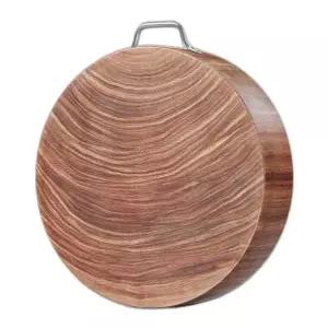 대형원형도마 두꺼운 우드 도마 플레이팅 나무 업소용 주방