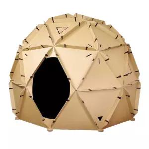 조립식 이글루 종이 골판지 성 원형 하우스 놀이 골판지