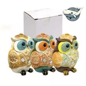 [RIZPICK]부엉이 인테리어 소품 홈데코 장식용 3색 복합 거실액자인테리어