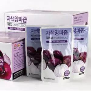 국산 양파즙 빨간양파즙 액상차 자색양파즙 100ml 120포