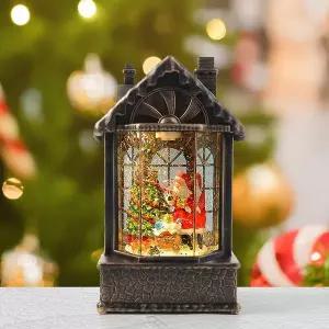 워터볼 오르골 크리스마스 멜로디 LED 스노우볼