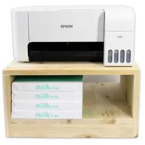 우드밀리 삼나무 원목 프린터 받침대 B형