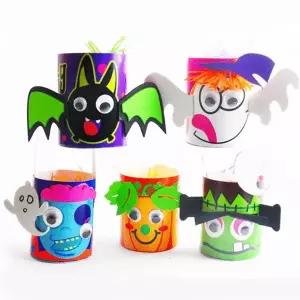 할로윈 캔디 종이바구니 만들기 (100개 묶음)