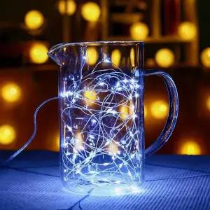 USB 100구 LED 드럼 와이어 전구 10m 크리스마스 크리