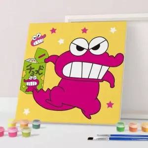 그림그리기 세트 어린이 유화 DIY 그림판 짱구 워니야마상