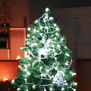 100구 투명선 앵두 백색 지니전구 5m 전원잭 크리스마