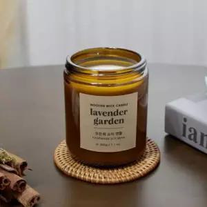 THS 더허브샵 우든윅 소이캔들 200g 식물성왁스