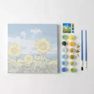 [RIZPICK]해바라기 이시아르 직접 명화 그리기 유화 풀세트