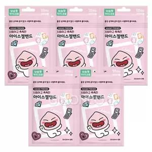 24년형 카카오프렌즈 어피치 아이스겔밴드(18매입) 5개 쿨링 어린이용