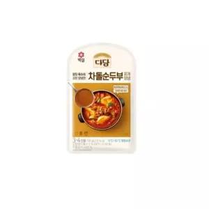 CJ 다담 차돌순두부찌개양념 130g