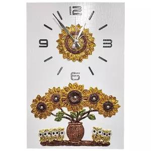 [에이치플러스몰]퍼블릭아트 쿠르 400x600 해바라기 부엉이 액자 겸 시계