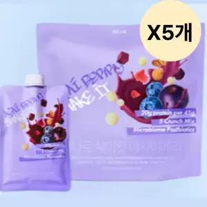 니아르 아사이베리맛 단백질 쉐이크 파우치 5입 X5개