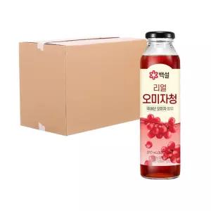 [박스] CJ 백설 리얼 오미자청 310ml 15입