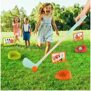 5세 유아 골프채장난감 세트 숫자깃발 퍼팅컵 어린이집 여아 6살 4살 5살