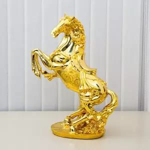 황금 말 장식품 인테리어 거실 테이블 장식 소품 조각상